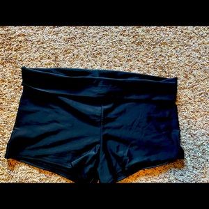 Black bathing suit bottoms